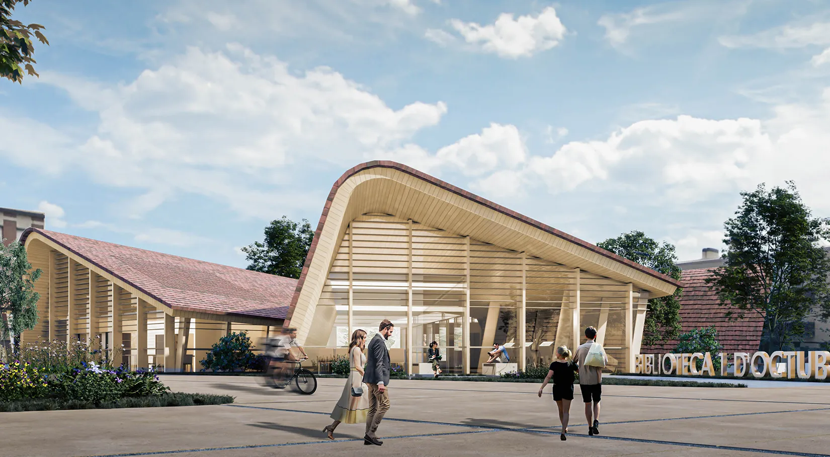 Biblioteca Pública Calaf. TDA Arquitectura y Urbanismo.