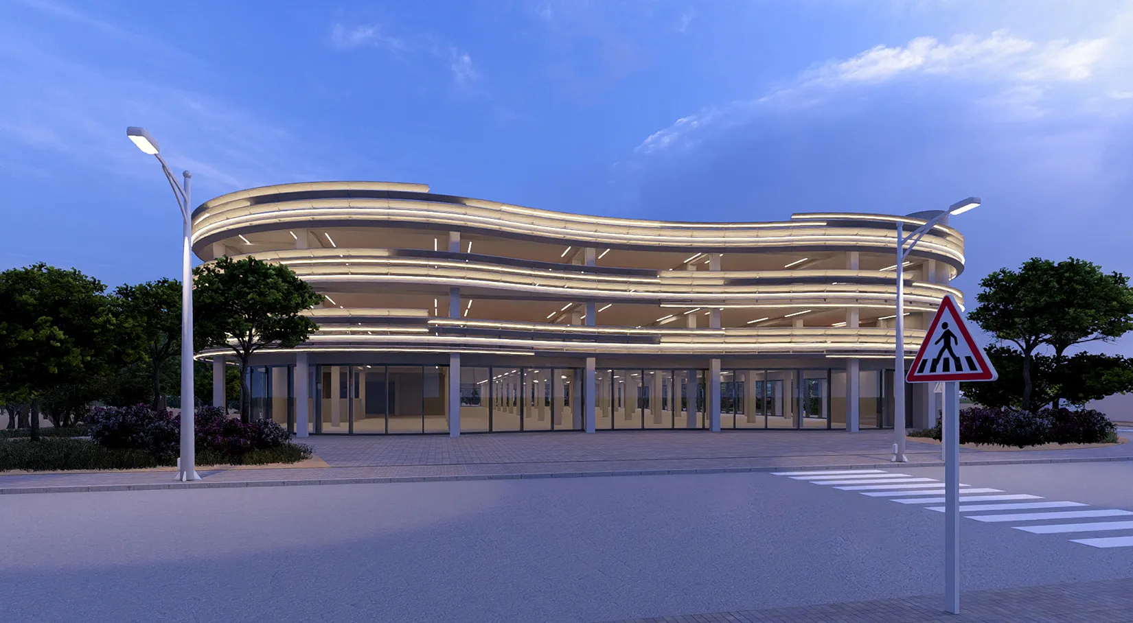 Aparcamiento en la calle Torremolinos de Salou. TDA Arquitectura y Urbanismo.