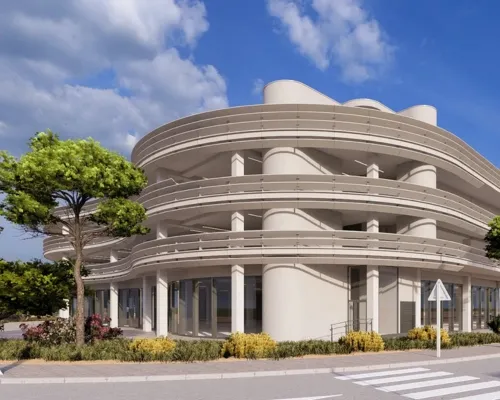 Aparcamiento en la calle Torremolinos de Salou