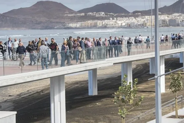 Inauguración de la pasarela de la Cícer